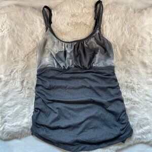 Lululemon Women's Gray & Mesh Yoga Tank/Swim Top Size 4
